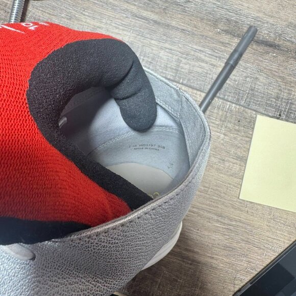 Cole Haan OriginalGrand Metallic Silver Chukka Boots Women's Size 9.5 - Picture 5 of 7